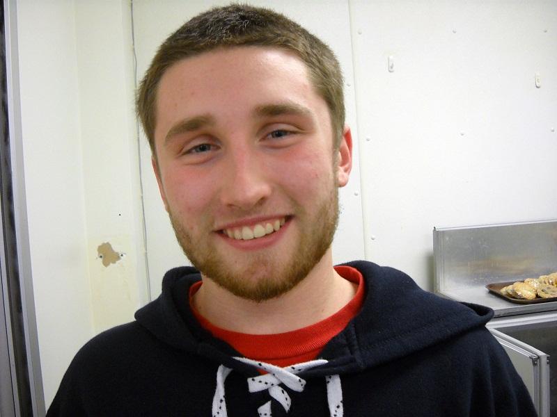 Junior Ryan Nabb sports his No Shave November beard.