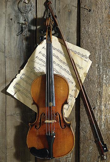 A traditional bluegrass fiddle
