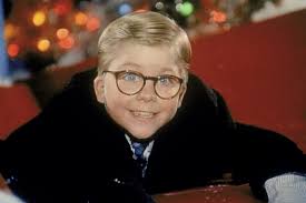 Ralphie smiles up at Santa in “A Christmas Story.”