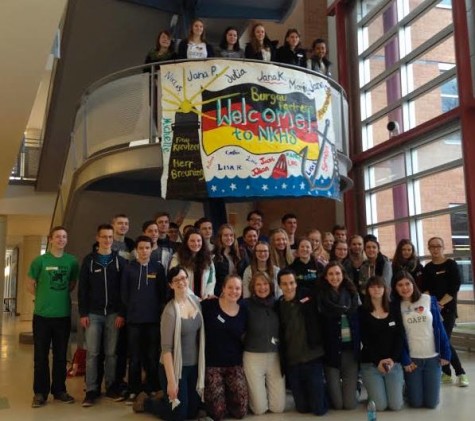 Students participating in the GAPP Program pose under their welcome poster.